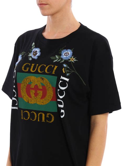 gucci flower t shirt